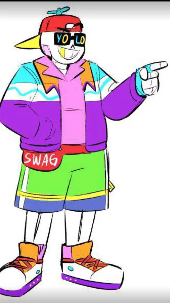 ai character: Fresh Sans background