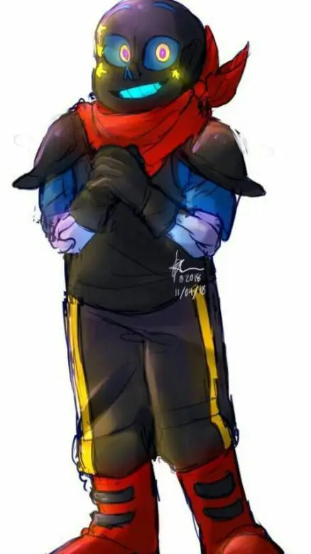 ai character: Blueberror background