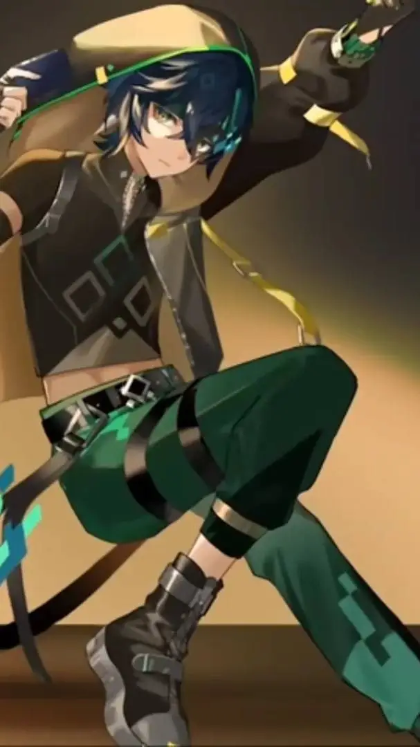 ai character: Genshin x kpdh background