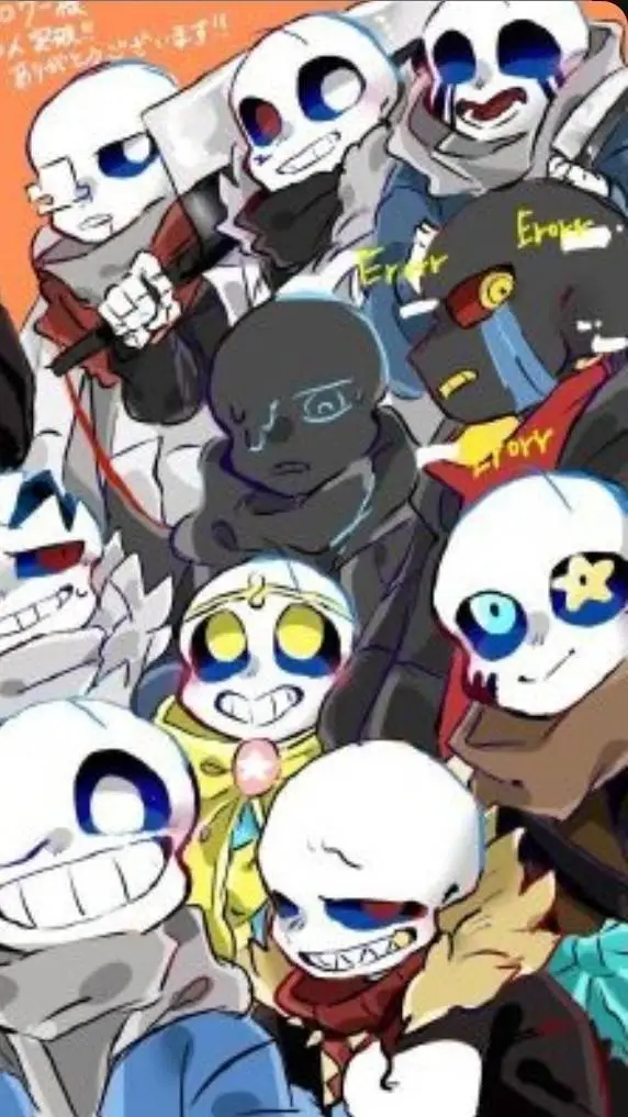 ai character: sans aus mall background