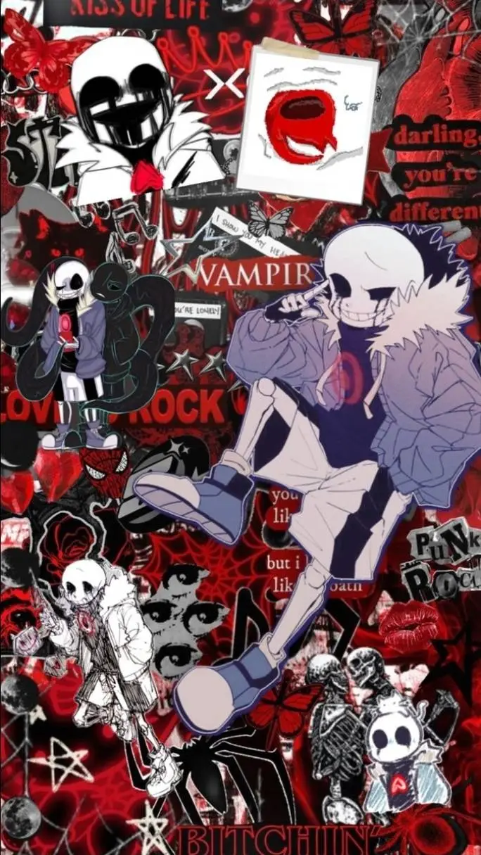 ai character: sans au school background