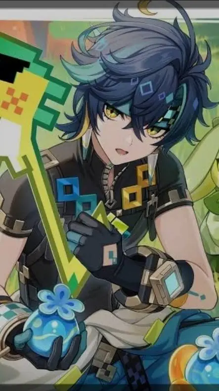 ai character: kinich birthday background