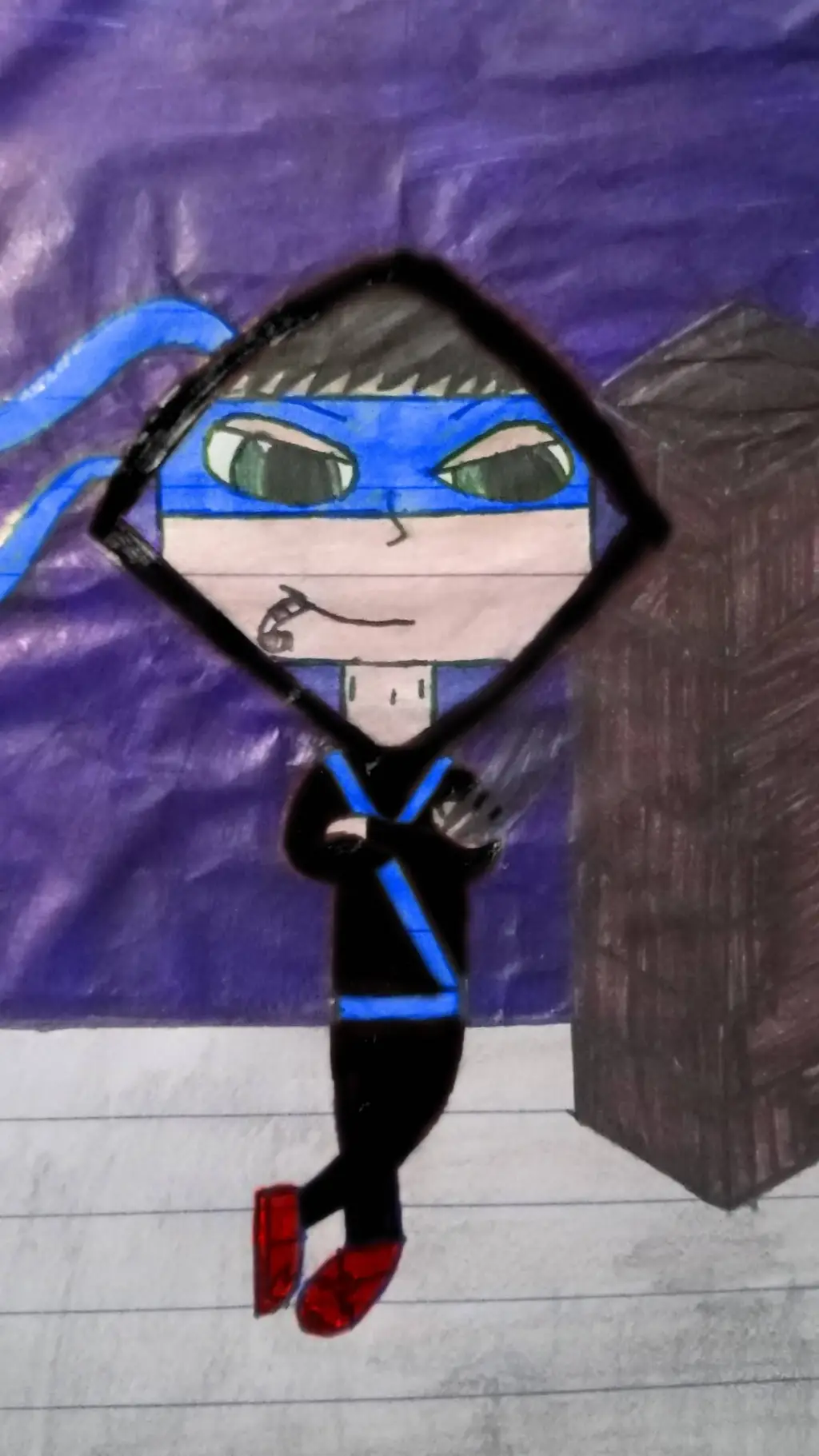 ai character: silent night background