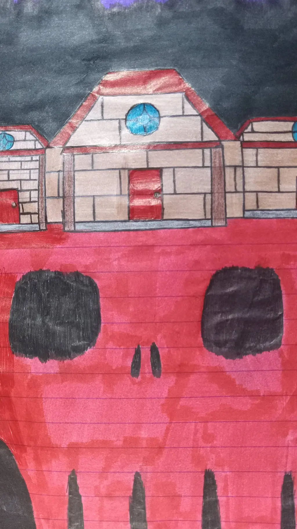 ai character: campside terror background