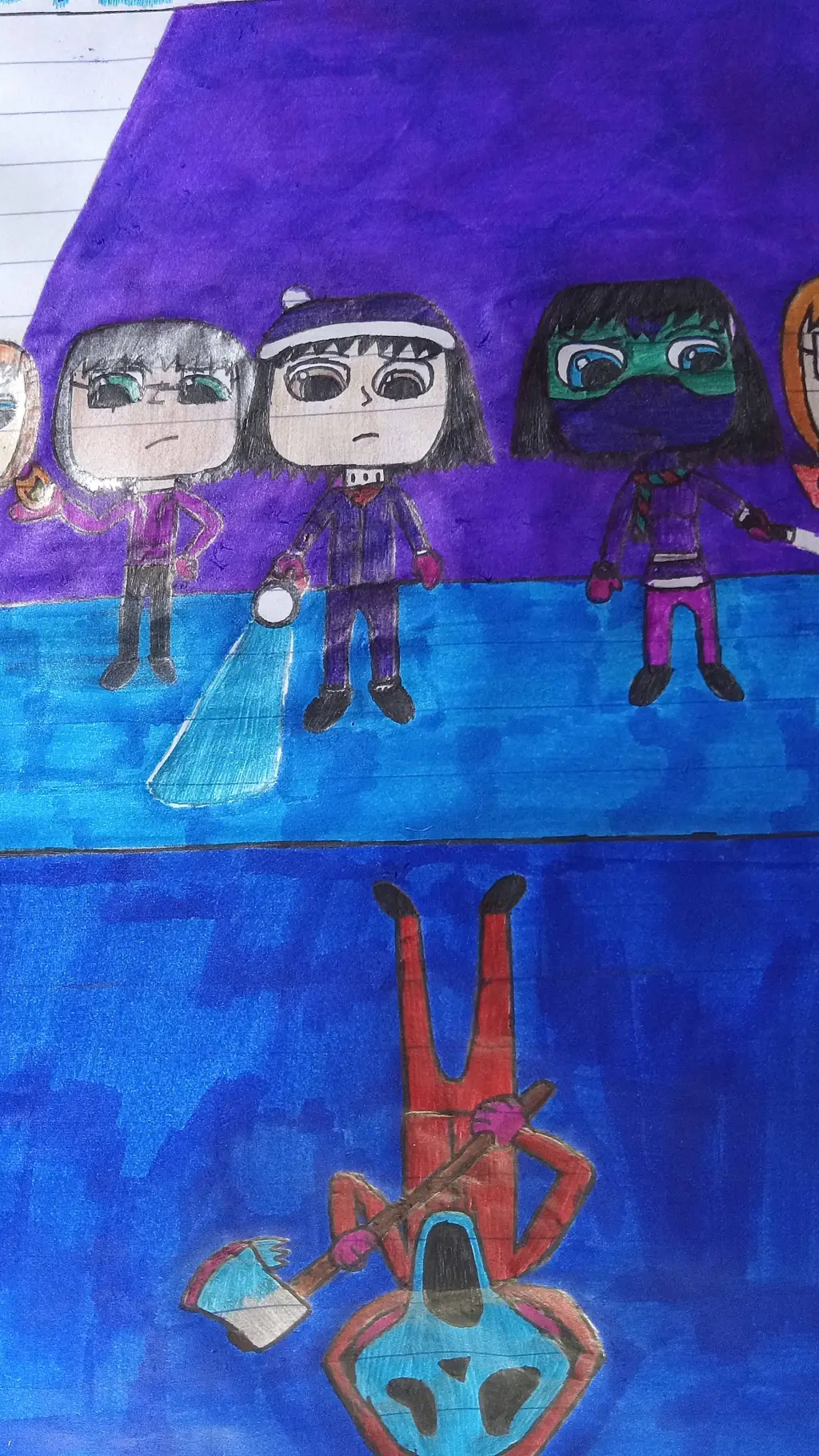 ai character: back to camp background