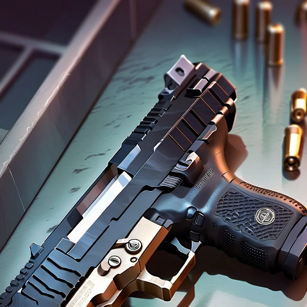 chat with ai character: a gun