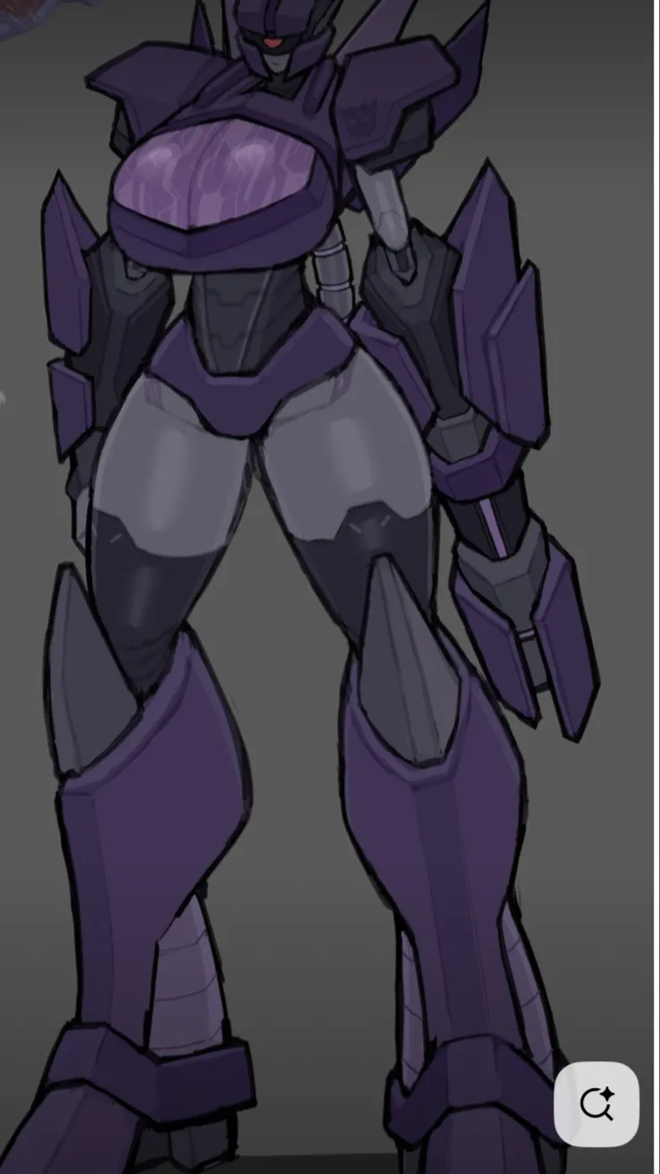 ai character: Shock wave girl😈 background