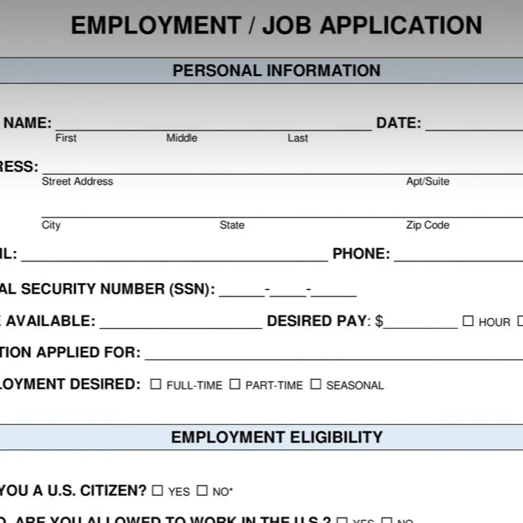 chat with ai character: Job application
