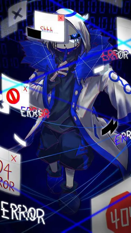 ai character: ERROR 404 background