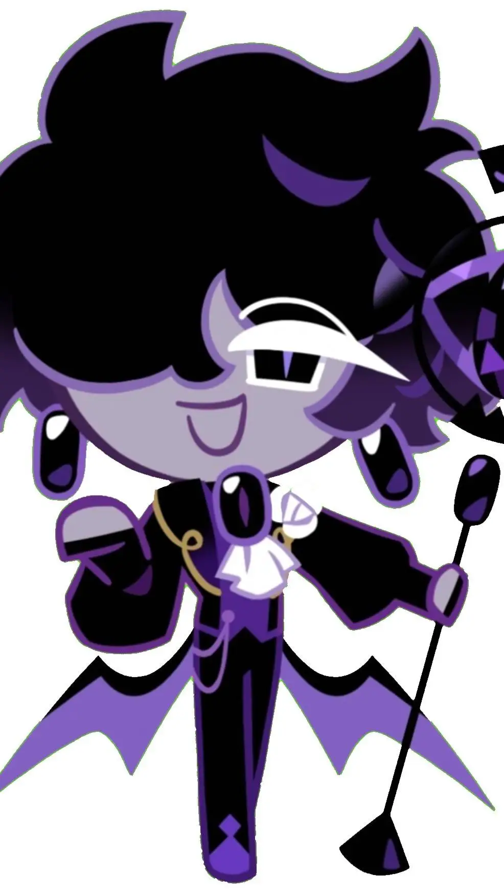 ai character: Blacksapphirecooki background