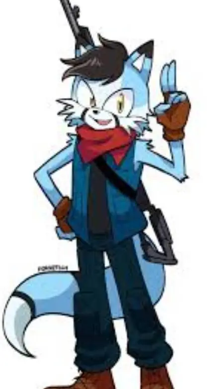 ai character: fox Nick  background
