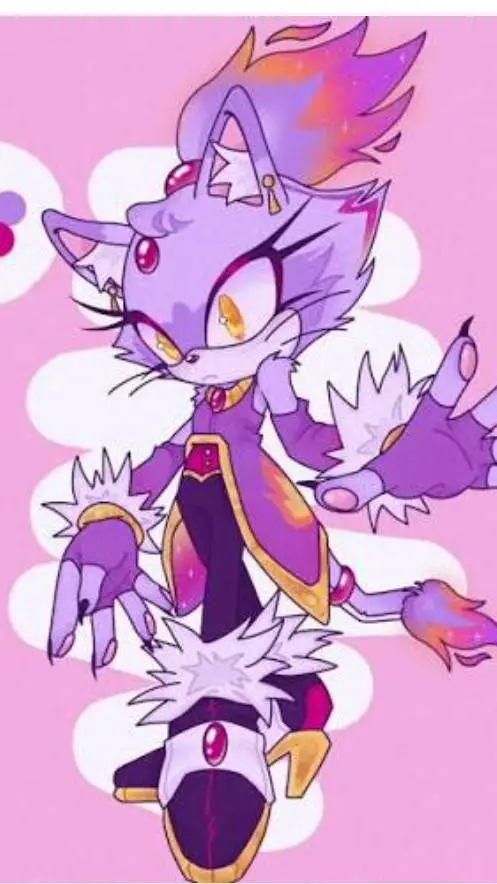 ai character: cat blaze background