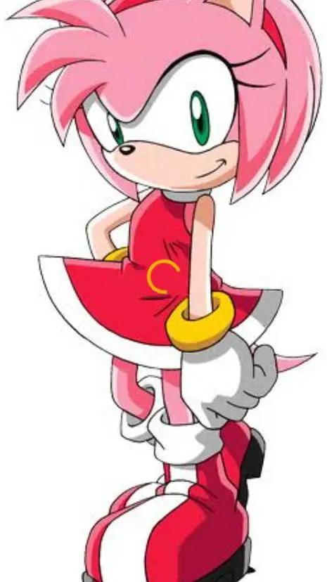 ai character: Amy rose  background