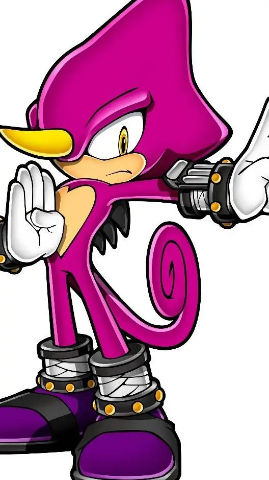 ai character: chameleon Espio background