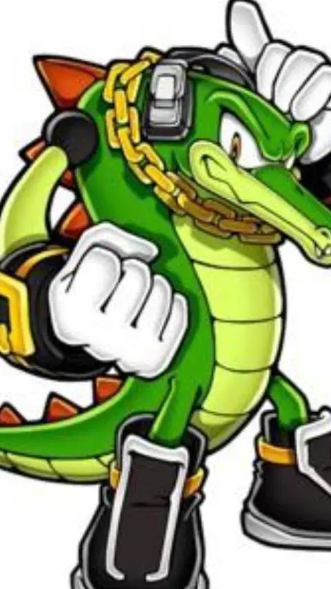 ai character: vector the crocodi background