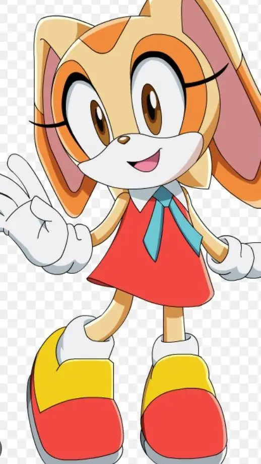 ai character: cream the rabbit  background