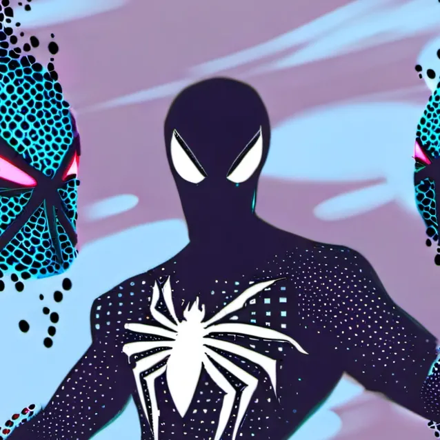 chat with ai character: spiderverse fight.