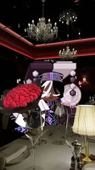 ai character: Dark cacao cookie background