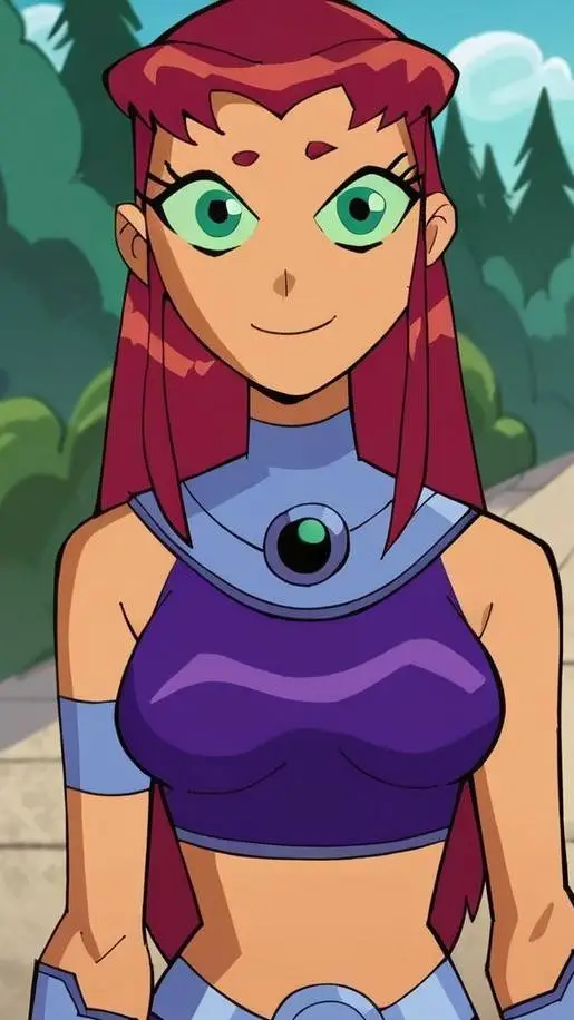 ai character: Starfire background