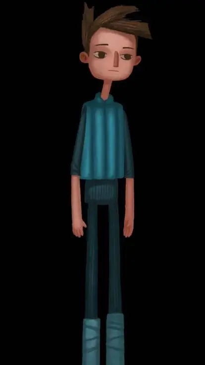 ai character: broken age shay background
