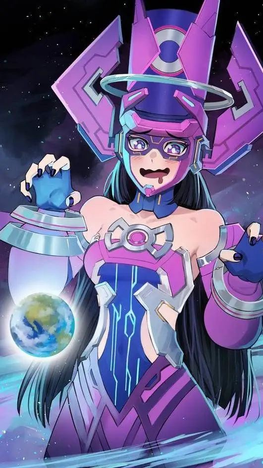 ai character: galacta  background