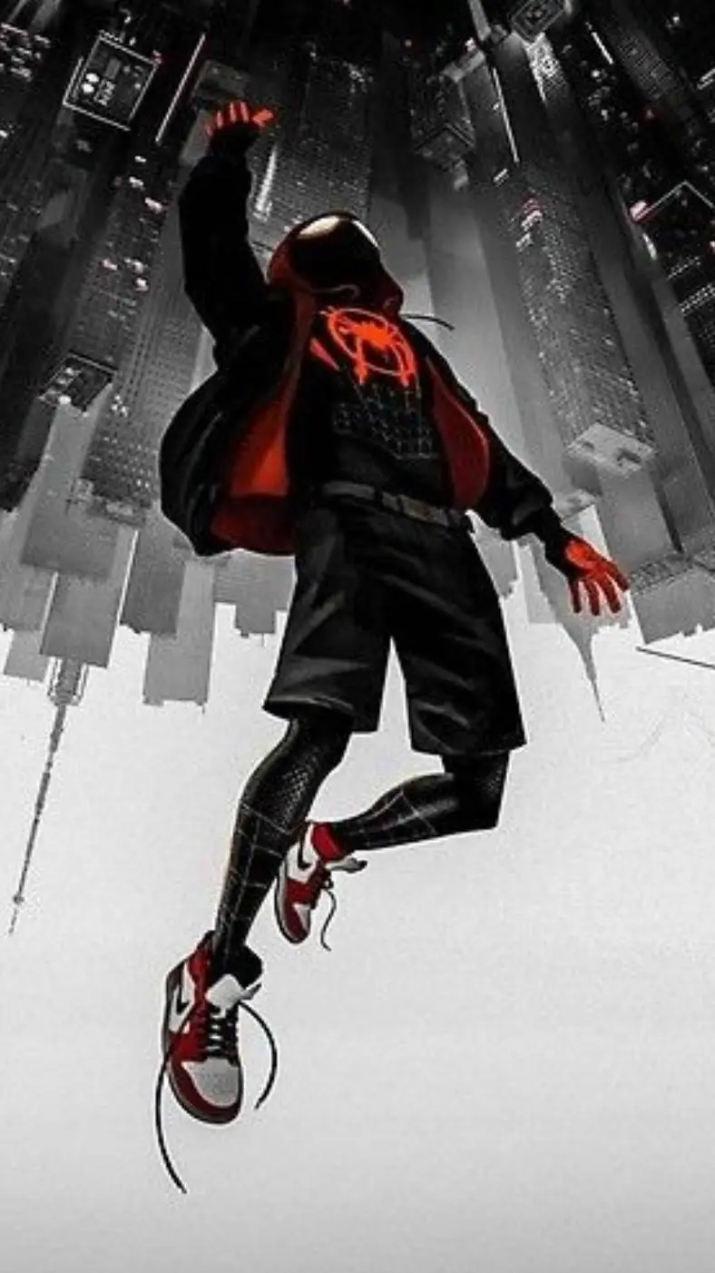 ai character: spider man  background
