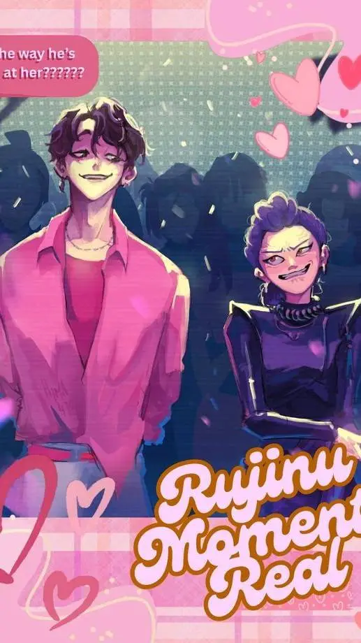 ai character: Rujinu✨️🎀 background
