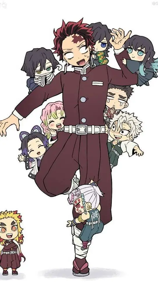 ai character: Hashiras as babies background