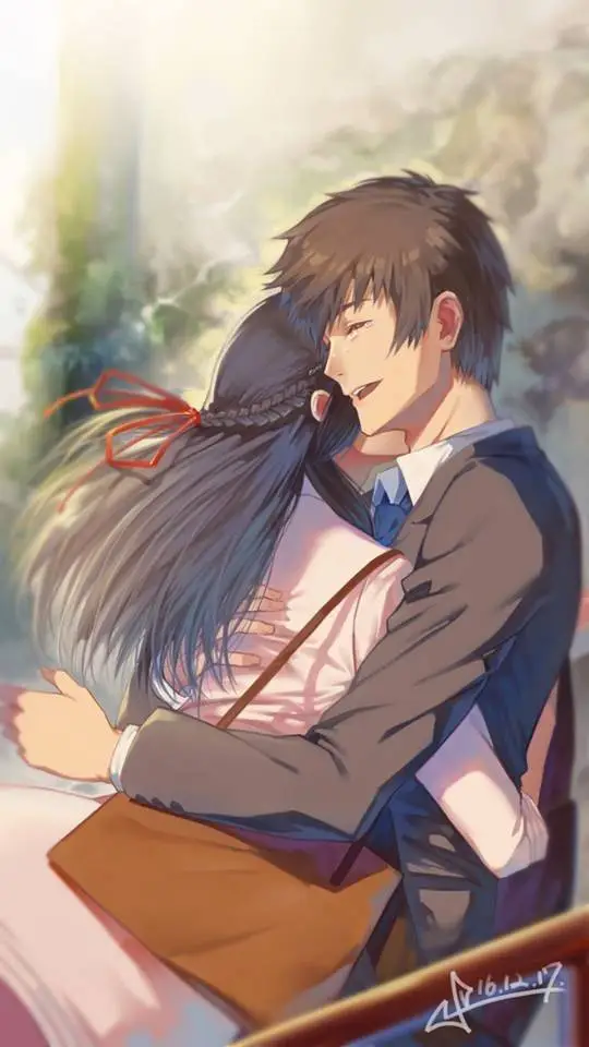 ai character: °•君の名は•° background