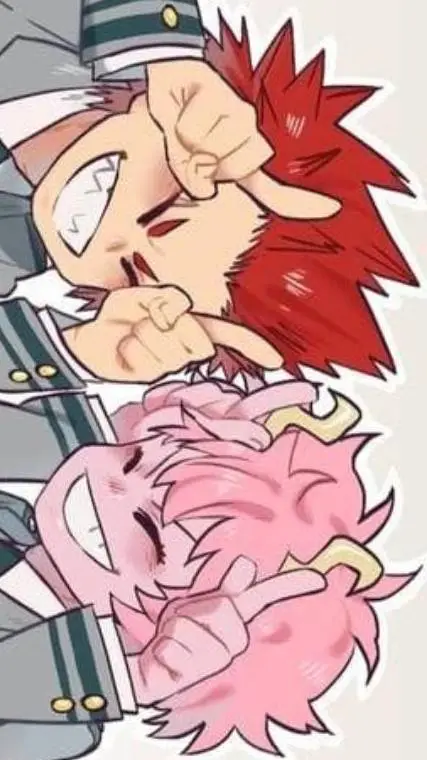 ai character: me and Mina!!!! background