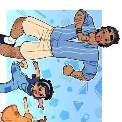 chat with ai character: Bluey human AU!