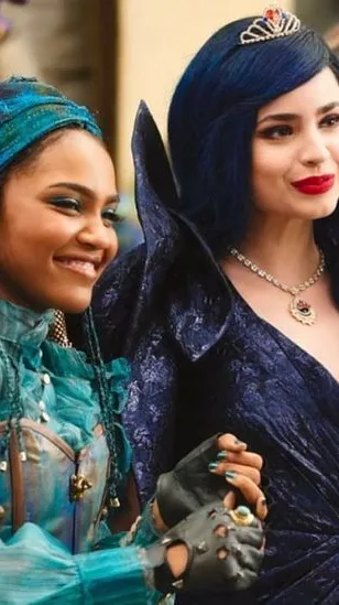 ai character: Uma and Mal  background