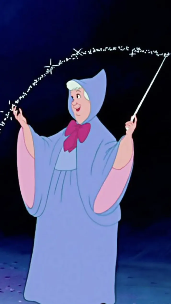 ai character: Fairy Godmother  background