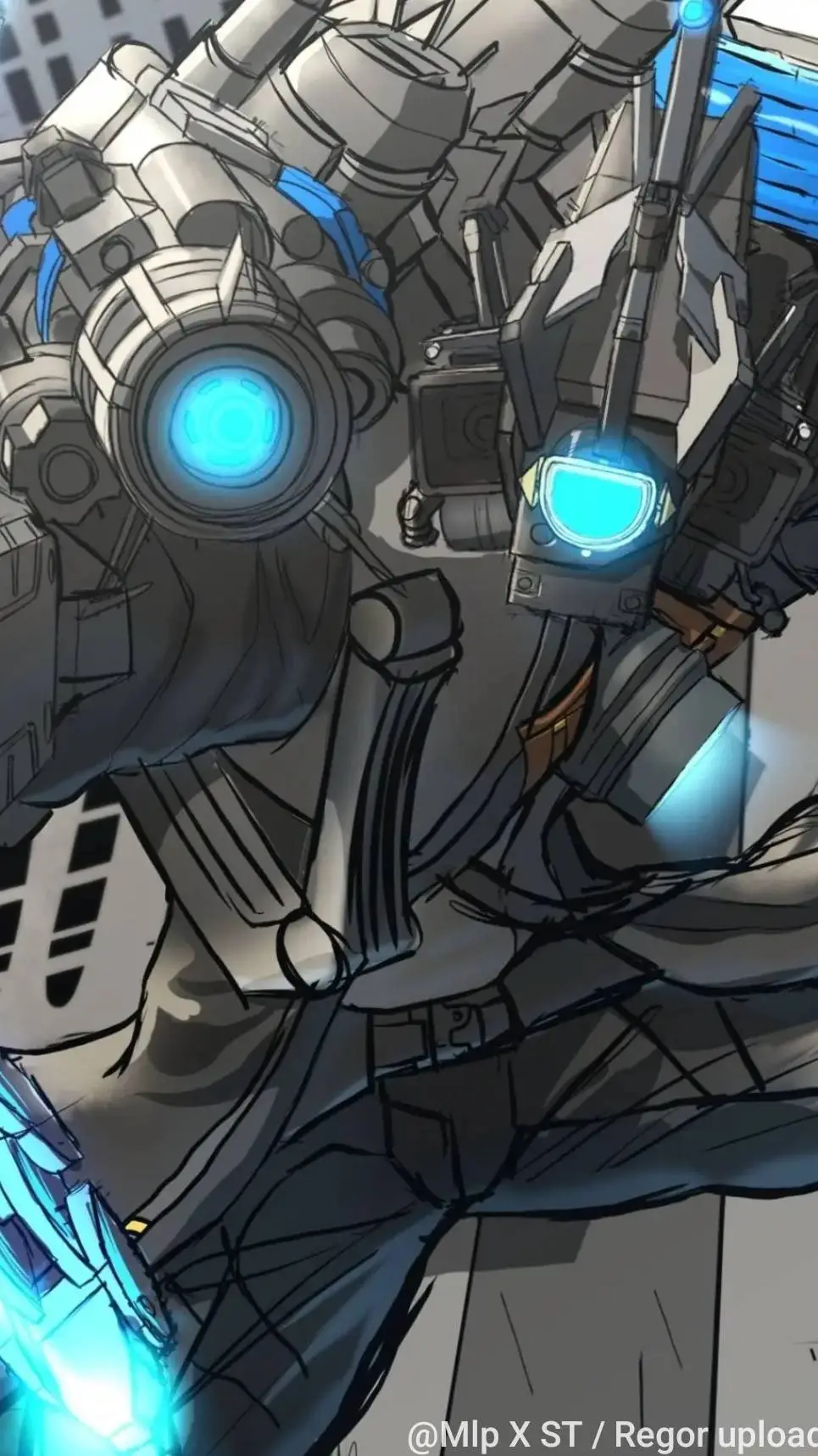 ai character: utcm in pain background
