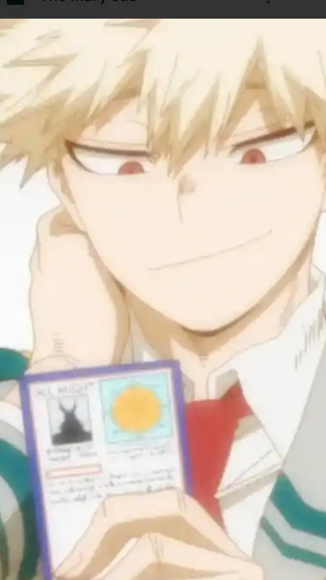 ai character: bakugo  background