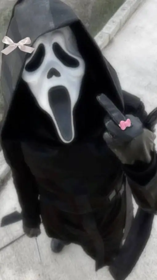 ai character: ~ghostface~ background