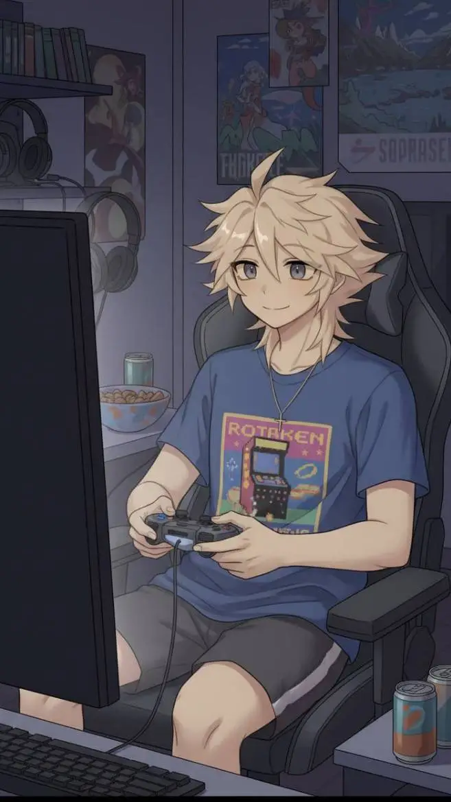 ai character: Simon  background