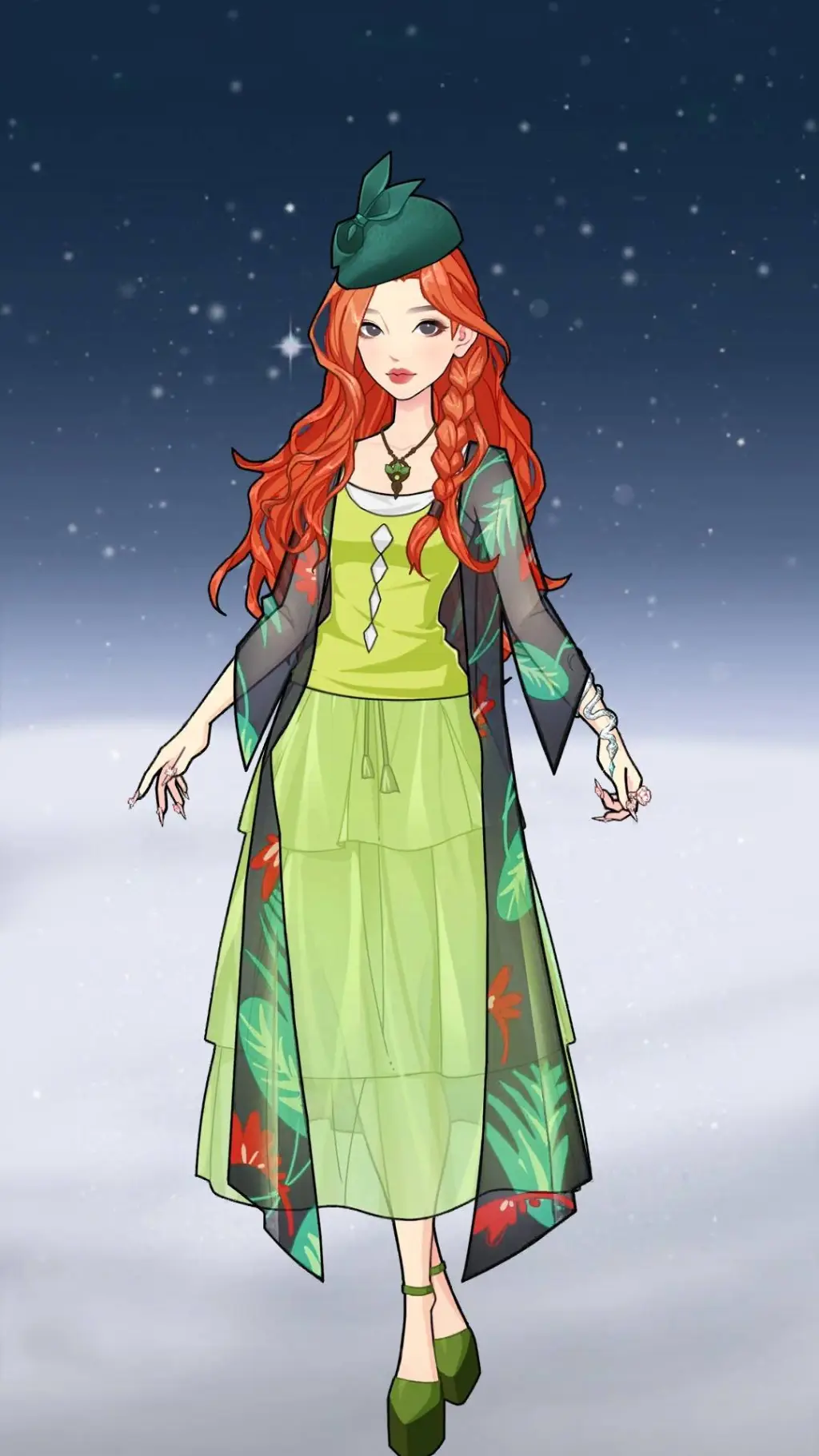 ai character: Koriander background