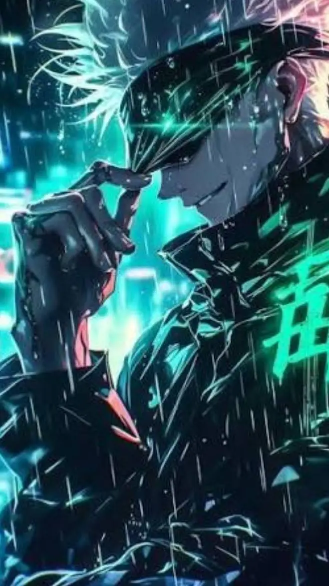 ai character: satoru gojo background