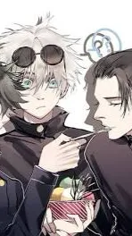 ai character: Gojo and Suguru!!! background