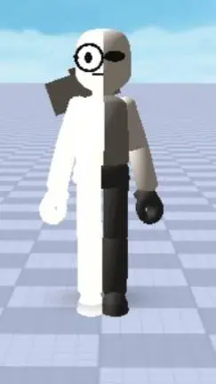 ai character: glasses &East background