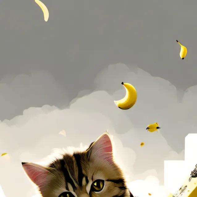 chat with ai character: Bannana cat