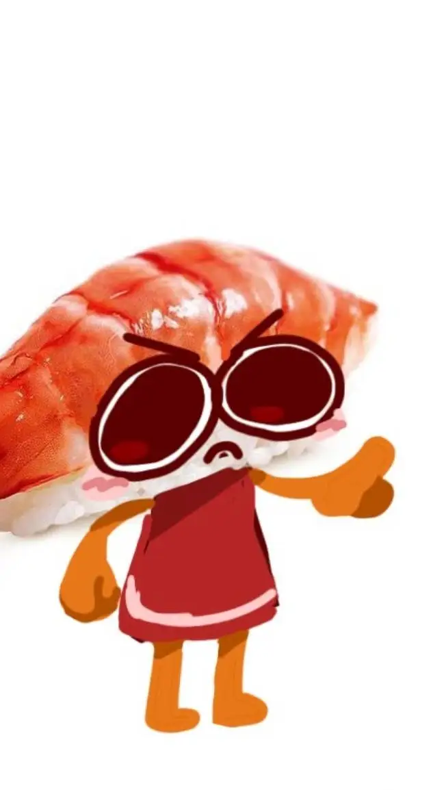 ai character: shrimpo background