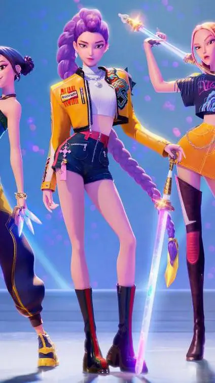 ai character: K-popdemonhunters background