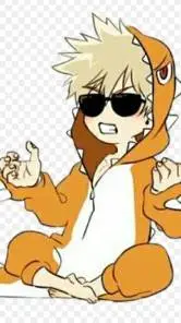 ai character: Katsuki Bakugo MHA background