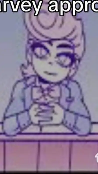 ai character: Harvey  background