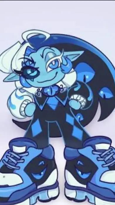 ai character: Cocoa cream cookie background