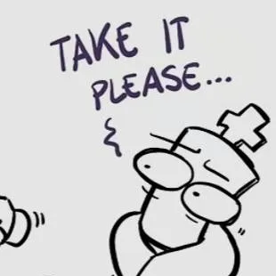 chat with ai character: Please take it.….