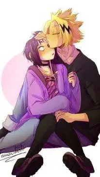 ai character: Denki & Kyoka  background