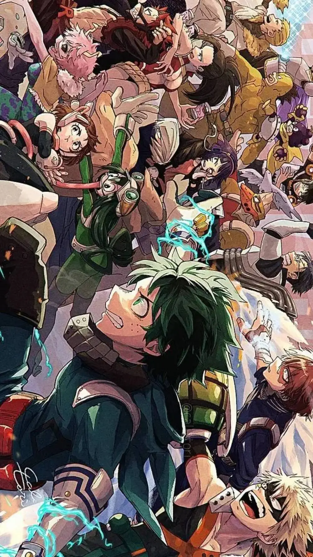 ai character: Mha Christmas!  background